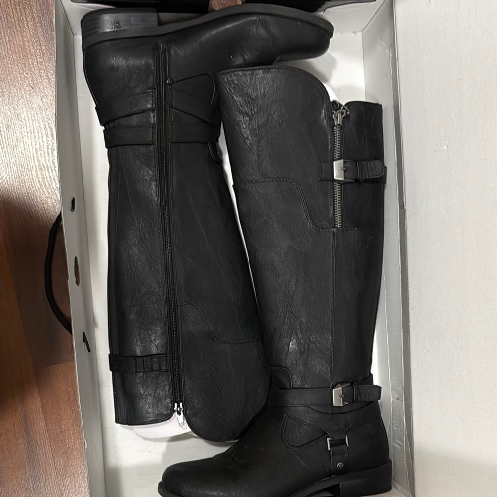 G by Guess Black Riding Boots